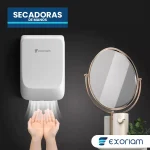 seca manos slim turbo, secamanos industriales, secador de manos