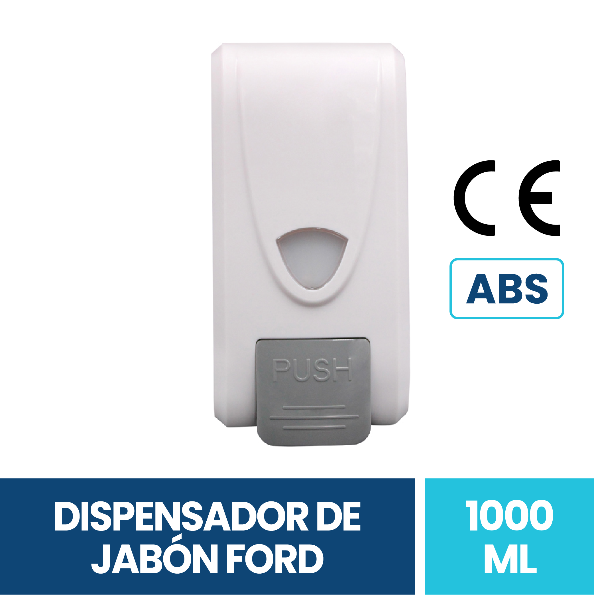 Dispensador de Gel para Manos Manual 1000 ml Uso Institucional y Comercial – EXORIAM