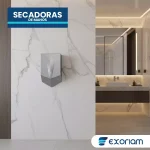 Secador de manos Exoriam Air Blade One con certificación CE y protección IPX1